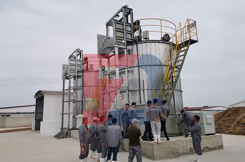 雞糞立式發(fā)酵罐