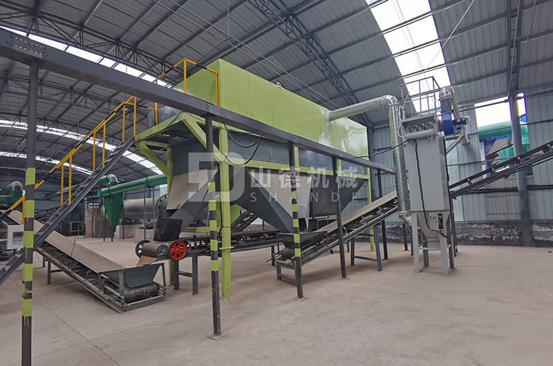 5萬(wàn)噸羊糞有機(jī)肥生產(chǎn)線(xiàn)案例