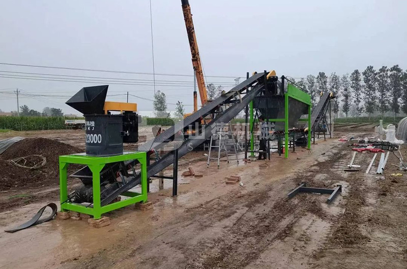 養(yǎng)殖場糞污制作有機肥設備